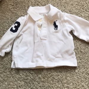Ralph Lauren White Polo Size 3 months